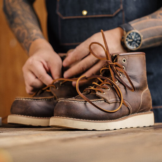 Maden 875 Botas de trabajo Botas de invierno Retro American Toe Toe Toe Toe Withide High-Top Have Crazy Horse Leather Boots Martin Boots Boots Beeswax Color #Size es demasiado grande, se puede disparar un tamaño más pequeño 42 (260 mm)