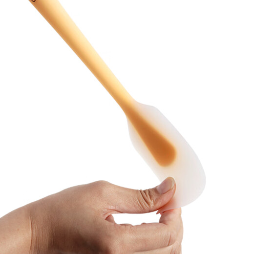 Learn Kitchen Silicone Scraper Cake Butter Batter Egg Yolk Crisp Scraper Spatula Egg White Cream Mixing Knife High Temperature Resistant Spatula