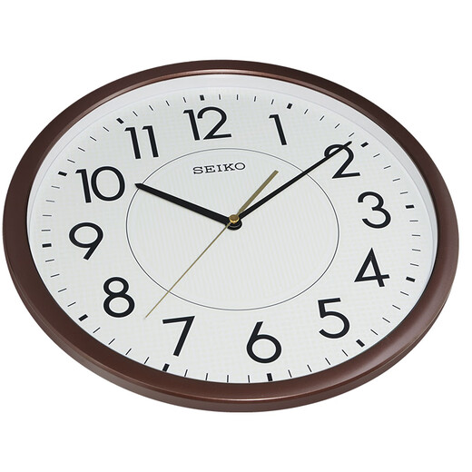 Seiko Seiko clock home punch-free wall clock 14 inches 36cm simple smart luminous living room bedroom wall clock