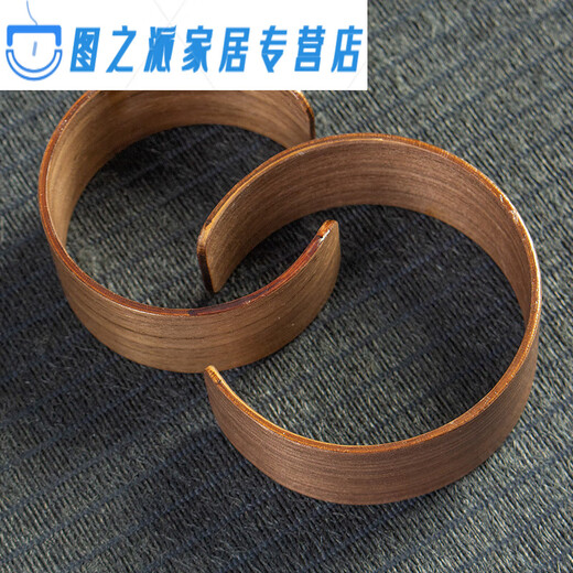 Tee-Set Accessoires Glasmesse Tasse Anti-Scenen-Abdeckung Wärmedämmungsring Holz Tasse Set Handheld Tee Leck Tee Anti-Scenen Ring lb Kaffeholz Cover 6624 Modelle Modelle