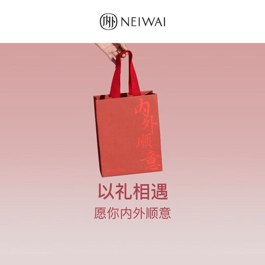 NEIWAI inside and outside red box | classic no-size bra and panties set underwear for women without wire rims zodiac year new year gift box