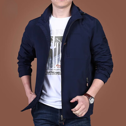 Jeep Spirit Jeep Jeep Outdoor Charge Veste de printemps et d'automne veste pour hommes d'âge moyen