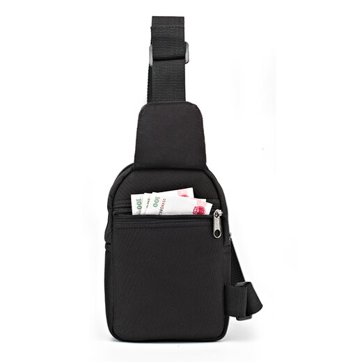 FASITE Crossbody Tool Bag Small Chest Bag Electrician Canvas Multifunctional Repair Shoulder Portable Backpack Upgraded Black