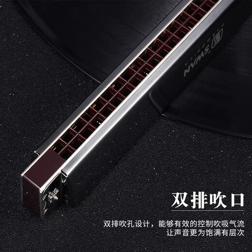 Swan Deutsch importiert Cherry Swan 28-Loch High-End Polyphonic C-Tune Mundoniconica Advanced Adult Professional Akzent spielen Klavier 28-Loch-C-Tune High-End Professional Accenting spielen Schwarz spielen