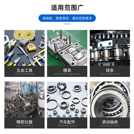 Mike transparent mold anti-rust agent, anti-rust oil for anti-rust and anti-corrosion molds, anti-moisture and anti-oxidation protection mold 24 bottles/box 550ml