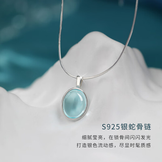 Manhe S925 silver necklace for women 2025 new pendant practical jewelry wife birthday gift for girls and girlfriends