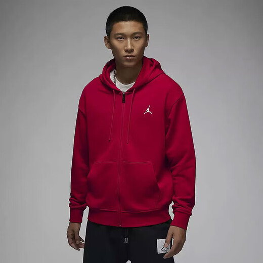 Nike (Nike) Veste à capuche Spring and Automne Style Jordan Jordan Entrocrophie lâche AJ Basketball Sportswear Youth Student Veste FQ1867-687 / Broidered Flying Man Small Label XL / 180 / 96A