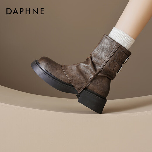 Daphne Maillard Brown Xinjiang Boots Women's Short Boots 2025 New Grassland Desert Outfit Summer Martin Boots