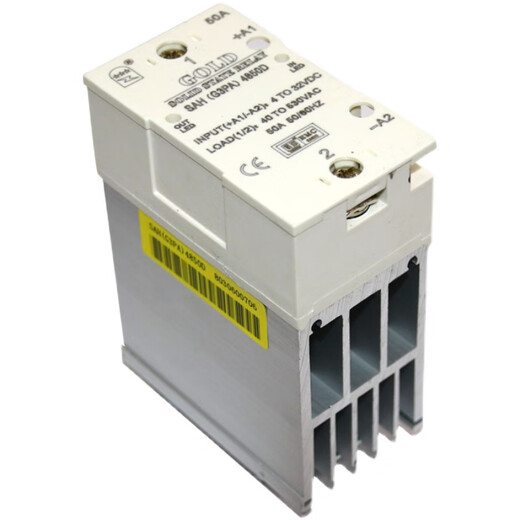 固特GOLD单相交流带散热器固态继电器SAH(G3PA)4825D 4840D 4860D SAH(G3PA)4825D