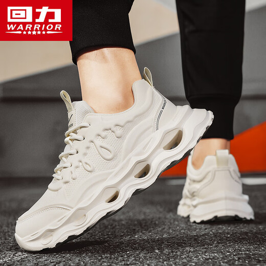 
Warrior casual men's shoes mesh dad shoes men's height-enhancing versatile sports shoes men 3893 beige 43