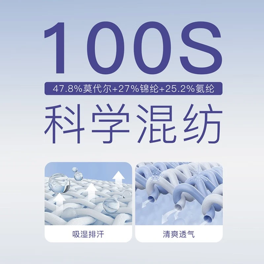 Clarkarida briefs 100S double-sided 0-sense massage particles tourmaline maintenance antibacterial men's underwear Modal ice silk briefs 4 pairs XL 110-130Jin Jin equals 0.5 kg