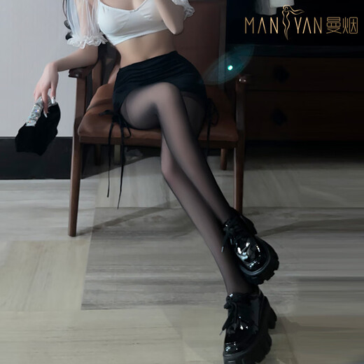 曼烟女级污度诱惑透视激情免脱手撕轻薄性感紧身丝袜网衣夫 轻奢性感露背9854 均码