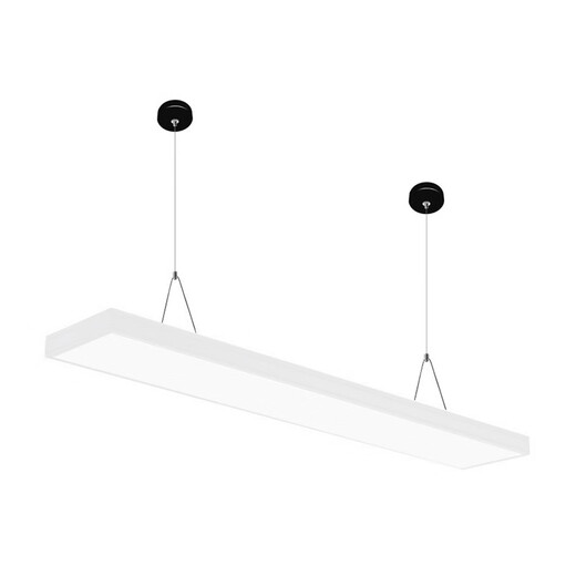 Beigong Chandelier LED Strip Light 120*30cm Conference Room Office Light Chandelier Light Office Building Shopping Mall Commercial Lighting White Right Angle 72W