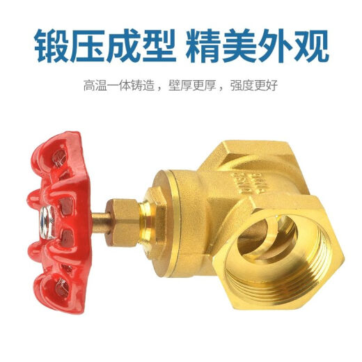 DYQT定制铜闸阀4分6分1寸自来水管表前内螺纹开关阀门dn15202532DN5 2寸DN50闸阀空调款1289克