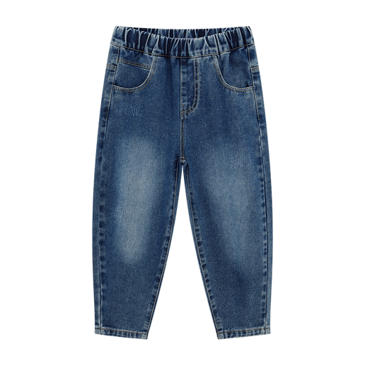 Pantalones para niños de Zuoxi Boys Jeans Autumn 2025 NUEVOS BIÑOS ESTILE ESTILO DE PRIMAVERA Y AUTORMA Pantalones para niños grandes Color de mezclilla 160