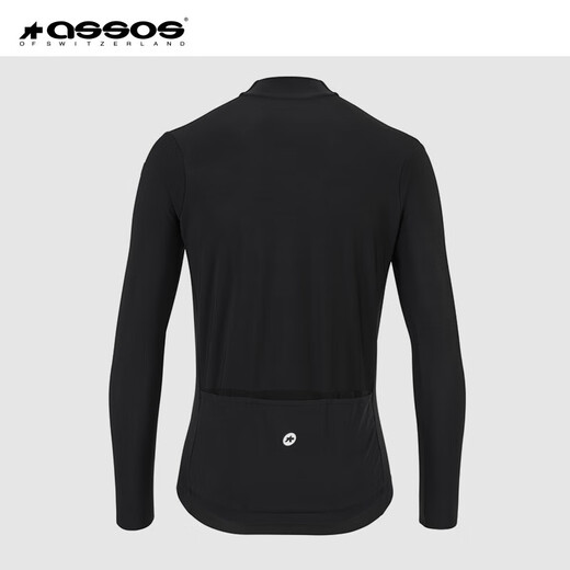 ASSOS cycling jersey men's spring and autumn fleece long-sleeved top warm MILLE GT Spring Fall Jersey C2 black XL