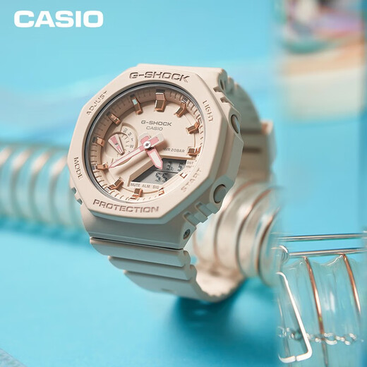 Casio (CASIO) watch female G-SHOCK student sports electronic Japanese and Korean watch New Year gift for girlfriend GMA-S2100-4A