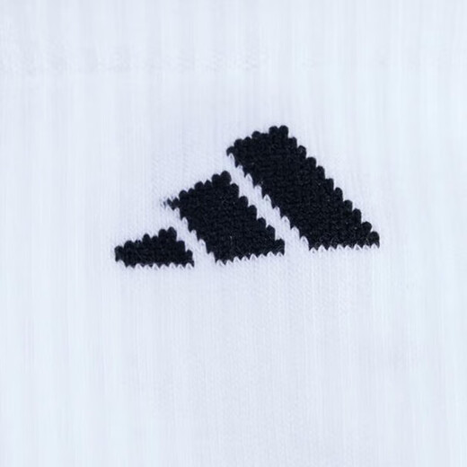 ADIDAS Adidas Sports Socks Men's Socks Women's Socks New Casual Socks Three-pair Pack Running Training Socks JC9272 JC9273 White/Triple-pair Pack M[40-42]