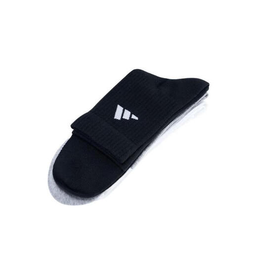 Adidas adidas sports Socken Männer Socken Frauensocken neue lässige Socken Drei-Pair-Packung Training Socken JC9273 JC9272 Schwarz, Weiß, Grau/Triple-Pair-Pack S [37-39]