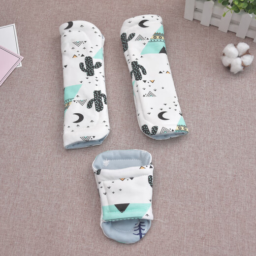 Aiboduo Kinderwagen universelle Sicherheitsgurt Schutzabdeckung Waschbares Baumwollauto -Sicherheitsgurt Schulterabdeckung Esstuhlgurt