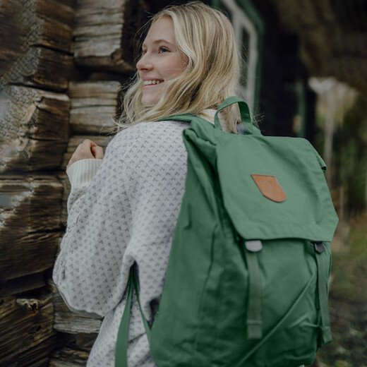 FJALLRAVEN北极狐Foldsack no.1户外旅行双肩包G-1000书包学院邮差包24210 679