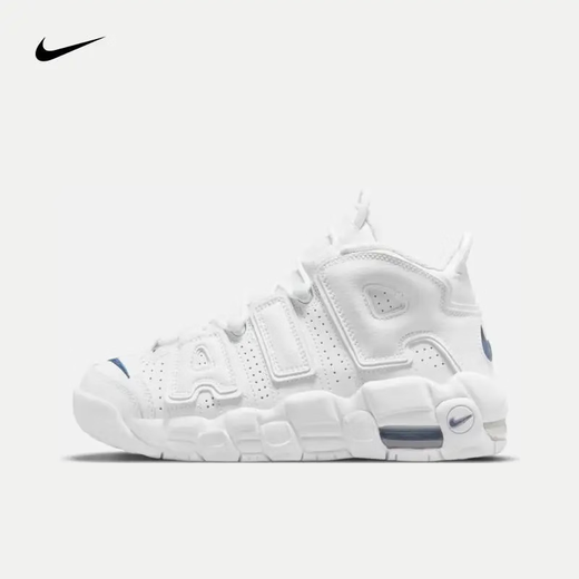 耐克（NIKE）女鞋运动鞋  Air More Uptempo GS青少年皮蓬耐磨中帮复古篮球鞋 DH9719-100 38