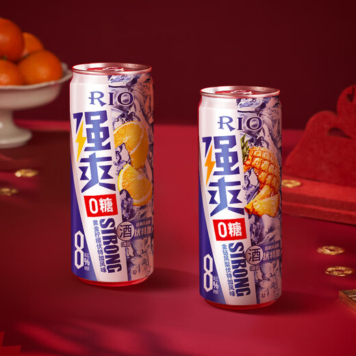 锐澳（RIO）预调 鸡尾酒强爽清爽微醺系列 330ml*12罐 聚会送礼