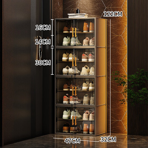 ColesHome Shoe Cabinet Home Door Multi-Floor Indoor New 2024 Popular Dormitory Rental Corridor Aisle Entrance Simple Shoe Rack