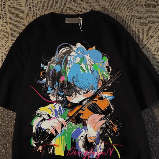 POUM Kurzärärmelte Männer T-Shirt Sommer Feste Farbe Lose halbärzt