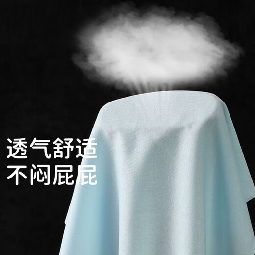 婴儿纯棉尿布吸水透气可洗宝宝介子柔软舒适新生儿超强吸水尿片 白色 10条装