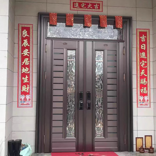 JRB Jiaruibao 304 stainless steel door villa door double door anti-theft door home entrance door rural self-built door double door style 1