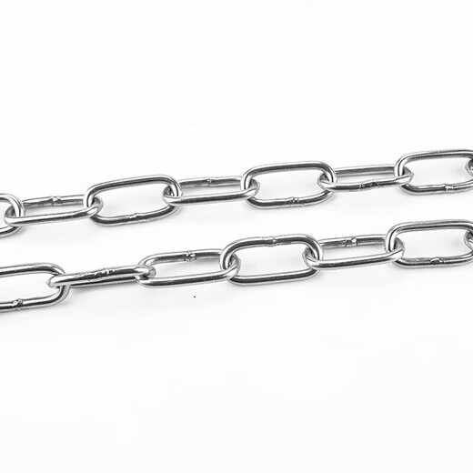 Jinguluo 304 stainless steel chain outdoor 3mm thick chain 5m + 2 spring buckles KZS-1150