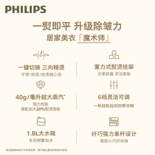 Philips hanging ironing machine household steam iron handheld vertical electric iron portable ironing artifact 1050 STE1050/10 C-class machine (95 new-trial prototype)