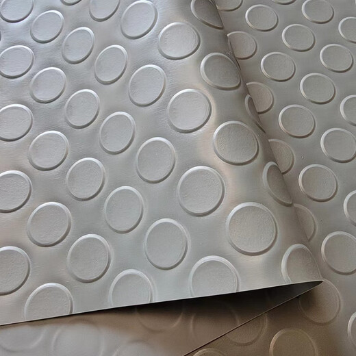 DIYIN (DIYIN) anti-slip floor mat warehouse walkway waterproof foot pad pvc door mat 1.5mm thick red copper coin shape 2.0 meters wide 15 meters long