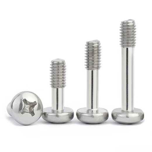 Jinchao 304 stainless steel 818 pan head cross-shaped screws, round head, non-loosening screws, half-thread M3M4M5M6 M3*6 (10 pcs)