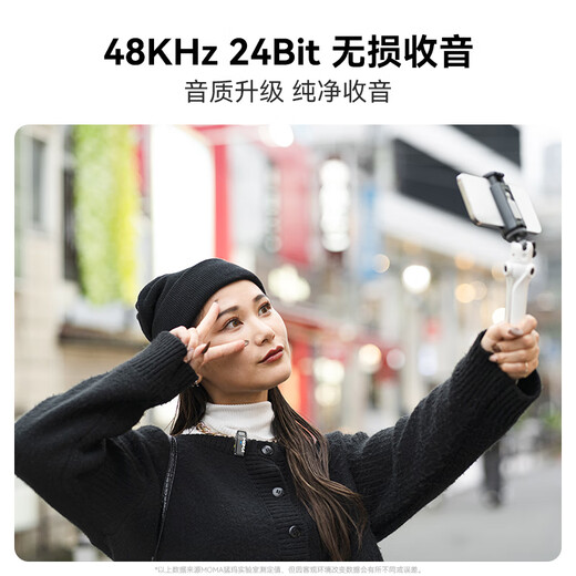 Mammoth LARK M1 microphone one-to-two wireless lavalier microphone Little Bee video microphone radio anchor dedicated mobile phone radio microphone Mammoth m1 radio microphone Apple/Android/camera universal two-person version