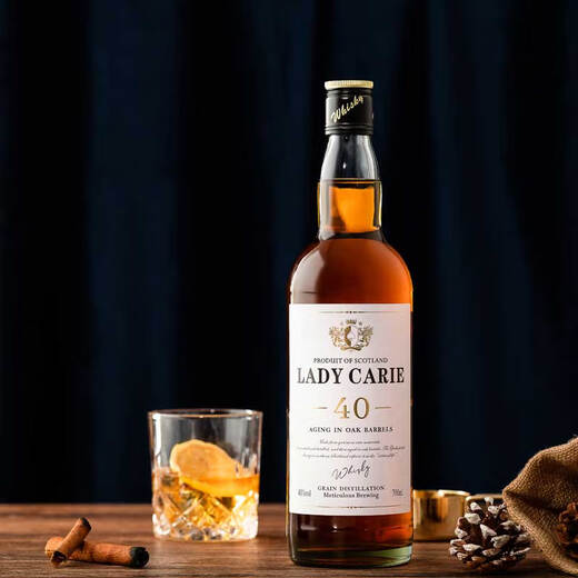 路易马西尼苏格兰洋酒威士忌40°烈酒酒吧可乐桶调和型微醺自饮调酒聚会送礼 卡尔夫人单支700ml