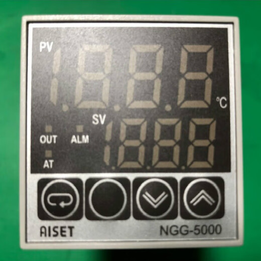 上海亚泰仪表温控器NGG-5000 5411 5421 5412 5012 5412G 5402WG 侧面型号NGG-5411-1 K 400度 侧面标
