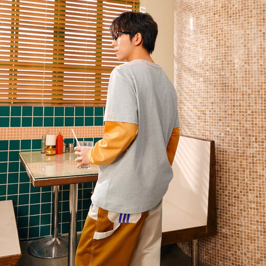 阿迪达斯NEO男女运动短袖T恤 IP3884&IP3885&IP3887 IP3887 L