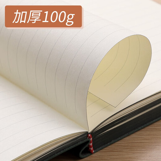 A5高颜值软皮面笔记本本子商务会议工作记录羊巴皮加厚读书本子2024年新款简约ins风手账本文艺精致 684(空白内页款)A5棕色(128张/256页)