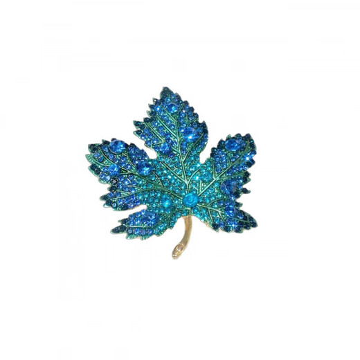 Lion Orixing red maple leaf brooch high-end women's light luxury atmosphere with coat high-end exquisite niche gift to leader teacher wife high-end red maple leaf