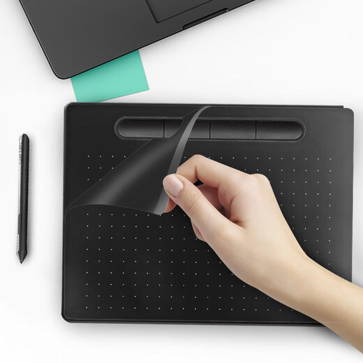 和冠（Wacom）原装数位板保护膜CTL672 671 472 6100手绘板贴膜PTH660石墨膜 CTL-4100单边仿纸石墨膜赠 0x0cm