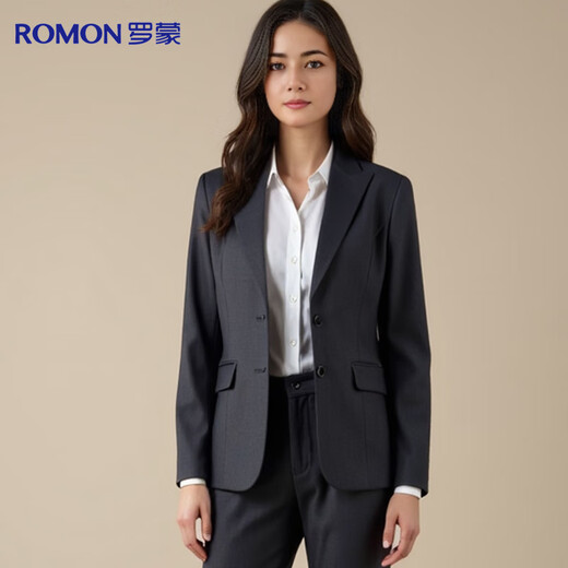 Luo Meng Suit Women's Professional Decoration Single Suit Business OL Women's Interview Work Commuting Suit Jacket