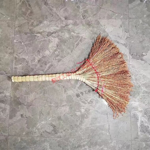 Customized sorghum broom Sorghum broom Vintage broom Broom Outdoor broom Worker cleaning school JYHSN9742 Industrial products Miscara broom M1S