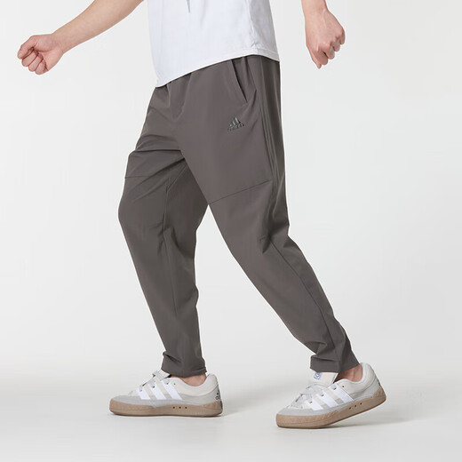 Adidas (adidas) straight leg pants men's pants autumn new sports pants running fitness loose woven breathable trousers IT3982 XL 175-195Jin Jin equals 0.5 kg