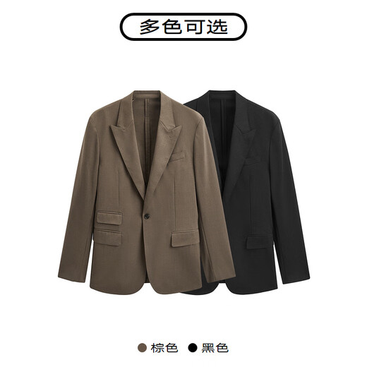 GXG Herrenkleidung Zero Druck Serie Business Casual Anzug Herrenanzug Jacke 24 Jahre neues Produkt Brown L.