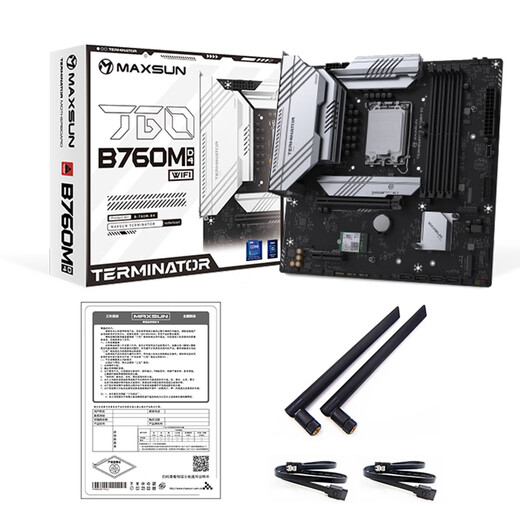 铭瑄MS-终结者B760M D4 WIFI电脑主板+英特尔i5-12600KF 酷睿12代 处理器主板CPU套装