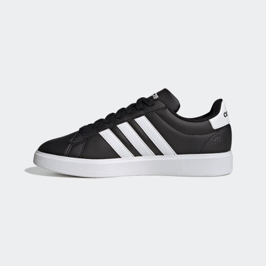 阿迪达斯（adidas）三条纹板鞋男女鞋2025夏季新款经典低帮运动鞋复古轻便学生休闲鞋 GW9196黑色 37 (230mm)
