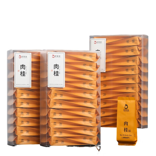 好茶农 肉桂茶武夷山岩茶 果香肉桂正宗大红袍茶叶新茶乌龙茶浓香口粮茶 品鉴装 8.3g*2包
