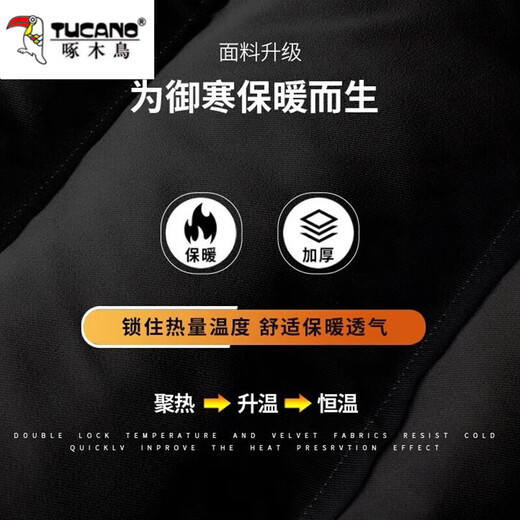 啄木鸟棉衣男潮流棉服男外套男秋冬季新款学生大童加绒加厚休闲绒服男士 10688/9789军绿色 2XL （建议140-155斤）